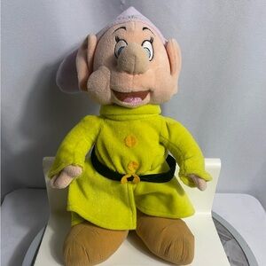 Disney Mouseketoys Dopey Plush Doll Snow White Dwarf 16” Disneyland WDW Tag